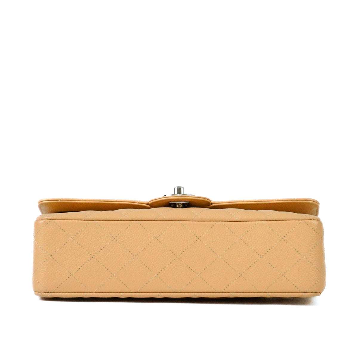 Chanel Timeless Classic in Beige Caviar Leather SHW