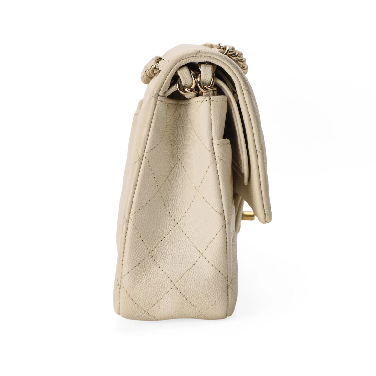 Chanel Timeless Medium Ivory Caviar GHW