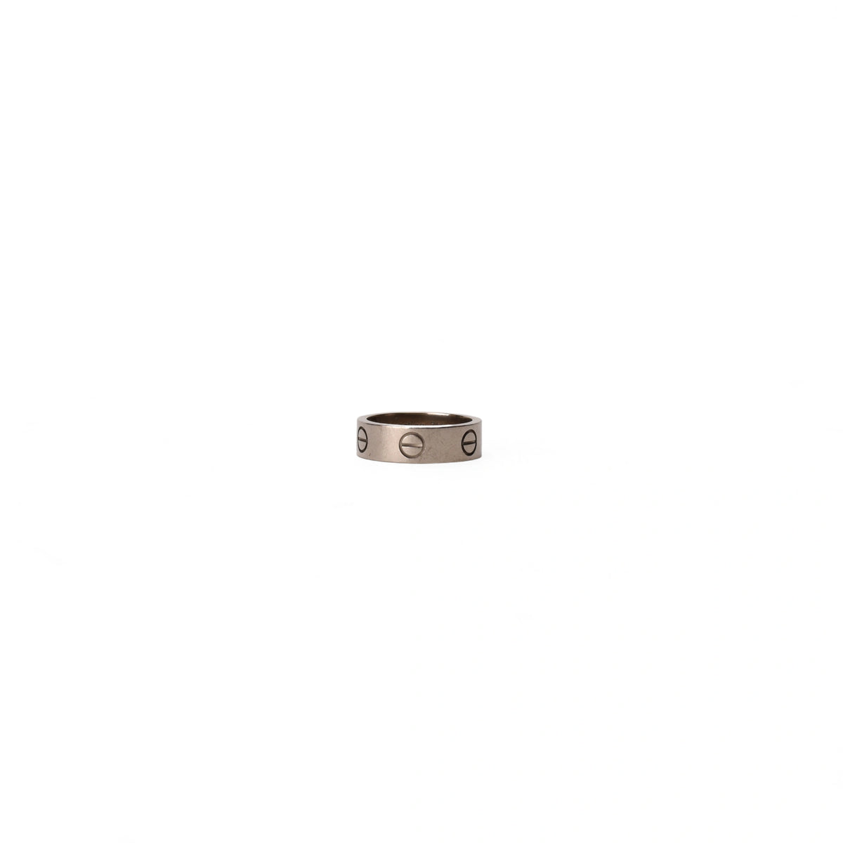 Cartier Love Ring White Gold Classic Model