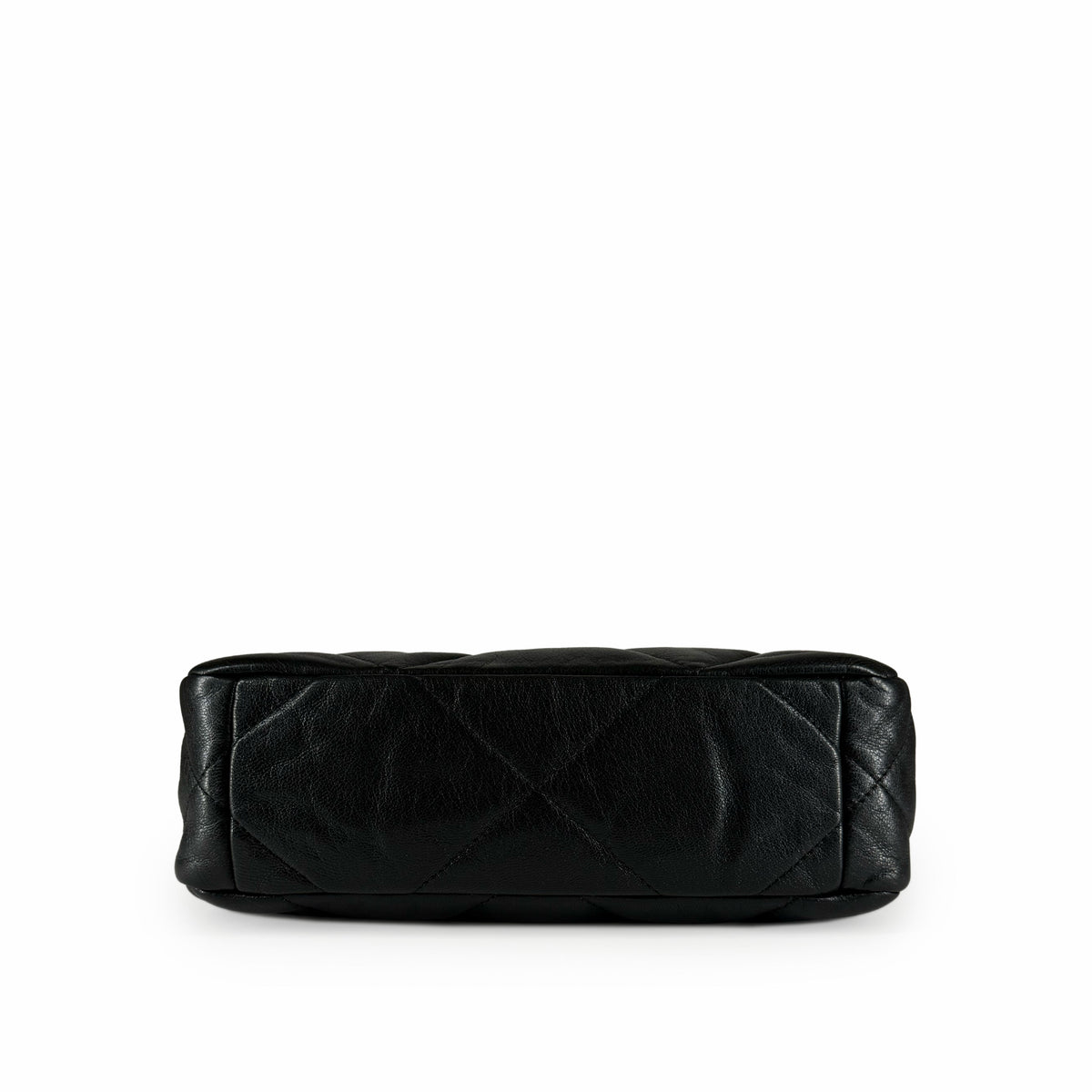 Black quilted leather designer handbag, curated Pre-loved Luxury by Myluxe in Helsinki.