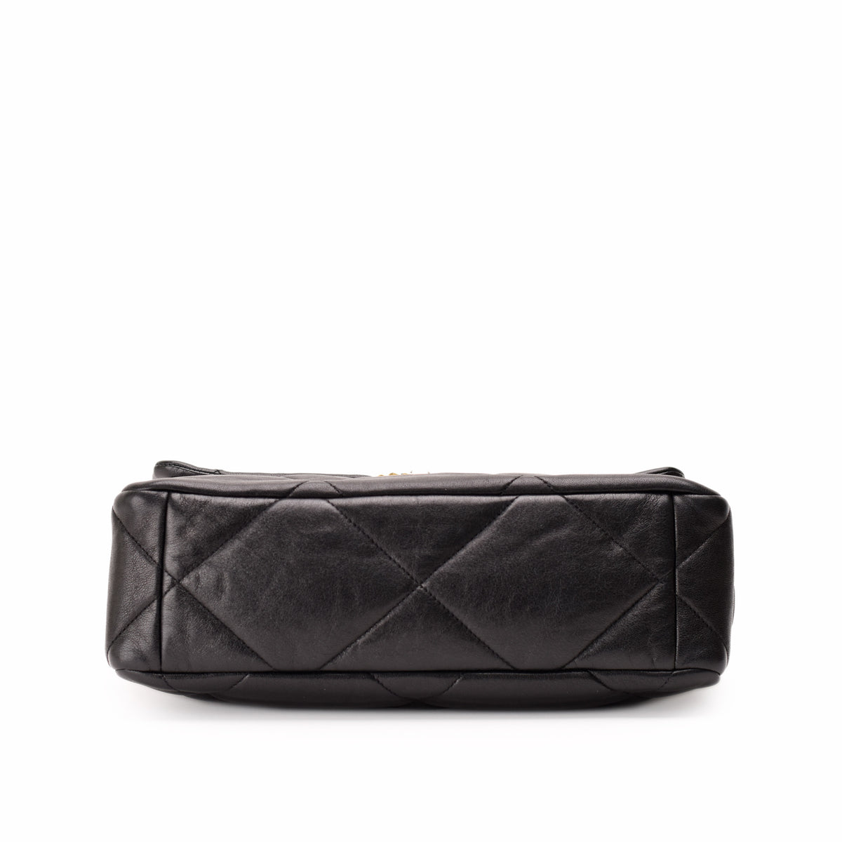 Black quilted leather designer handbag, curated Pre-loved Luxury by Myluxe in Helsinki.