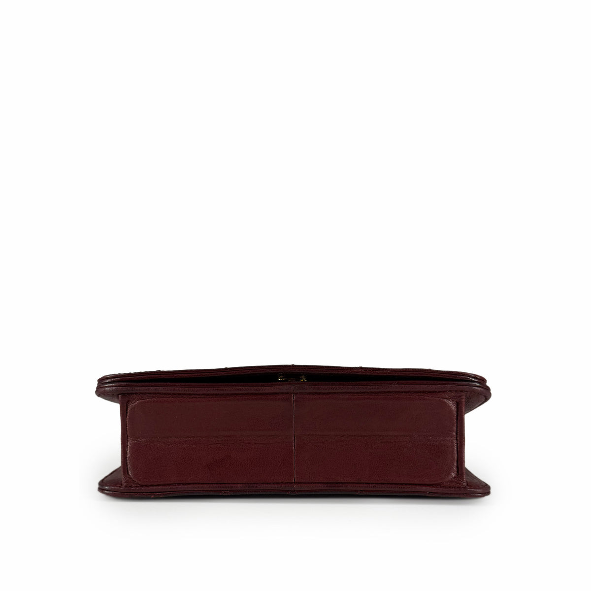 Burgundy leather luxury wallet with organized card slots, curated Pre-loved Luxury by Myluxe in Helsinki.