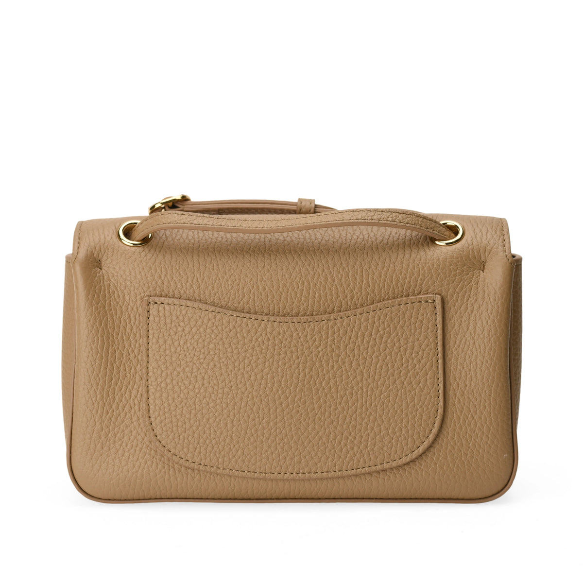 Chanel Mini Souplissimo Flap Bag Dark Beige GHW