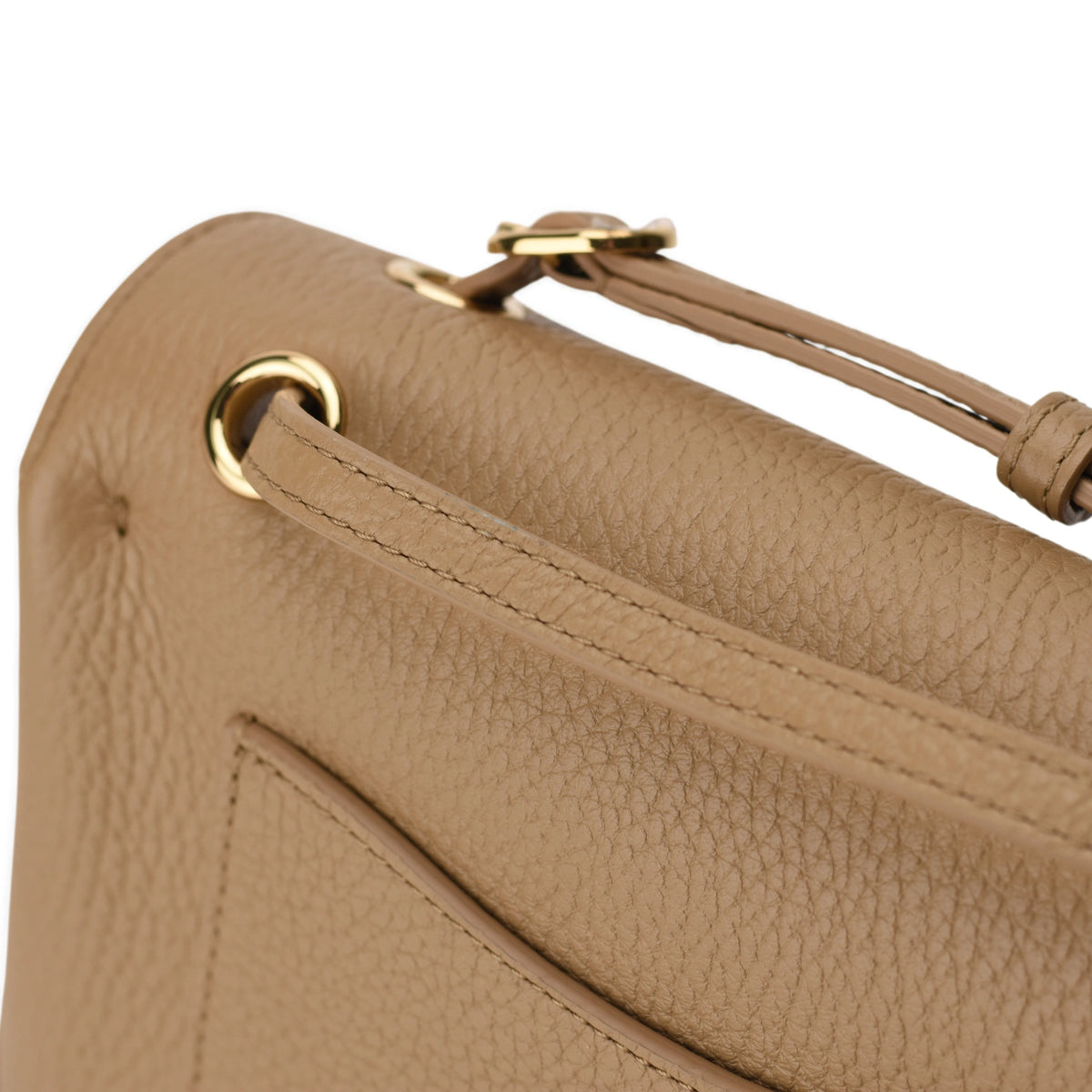 Chanel Mini Souplissimo Flap Bag Dark Beige GHW