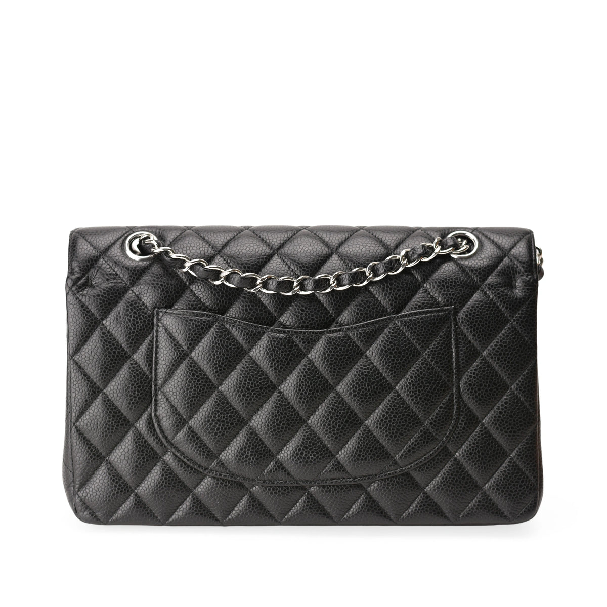 Chanel Timeless Medium Black Caviar SHW