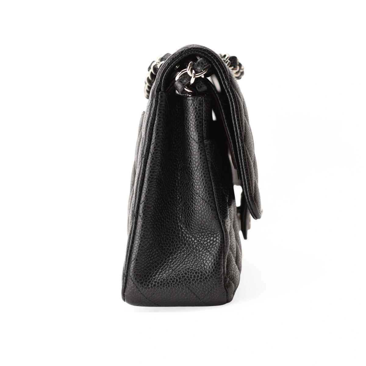 Chanel Timeless Medium Black Caviar SHW