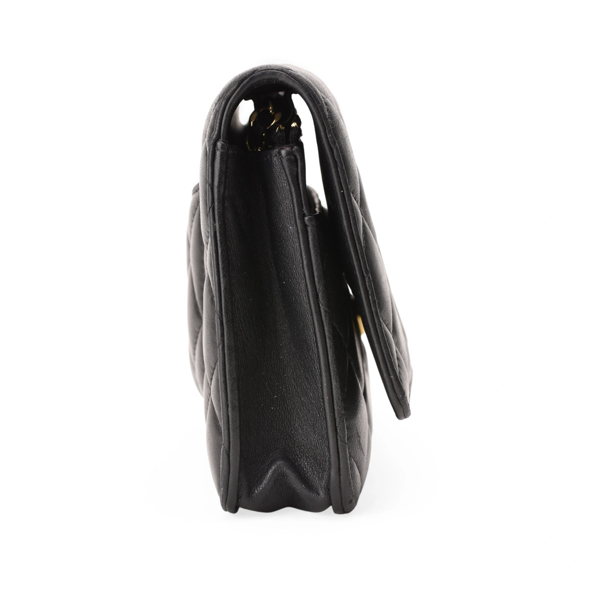 Chanel WOC Black Lambskin GHW