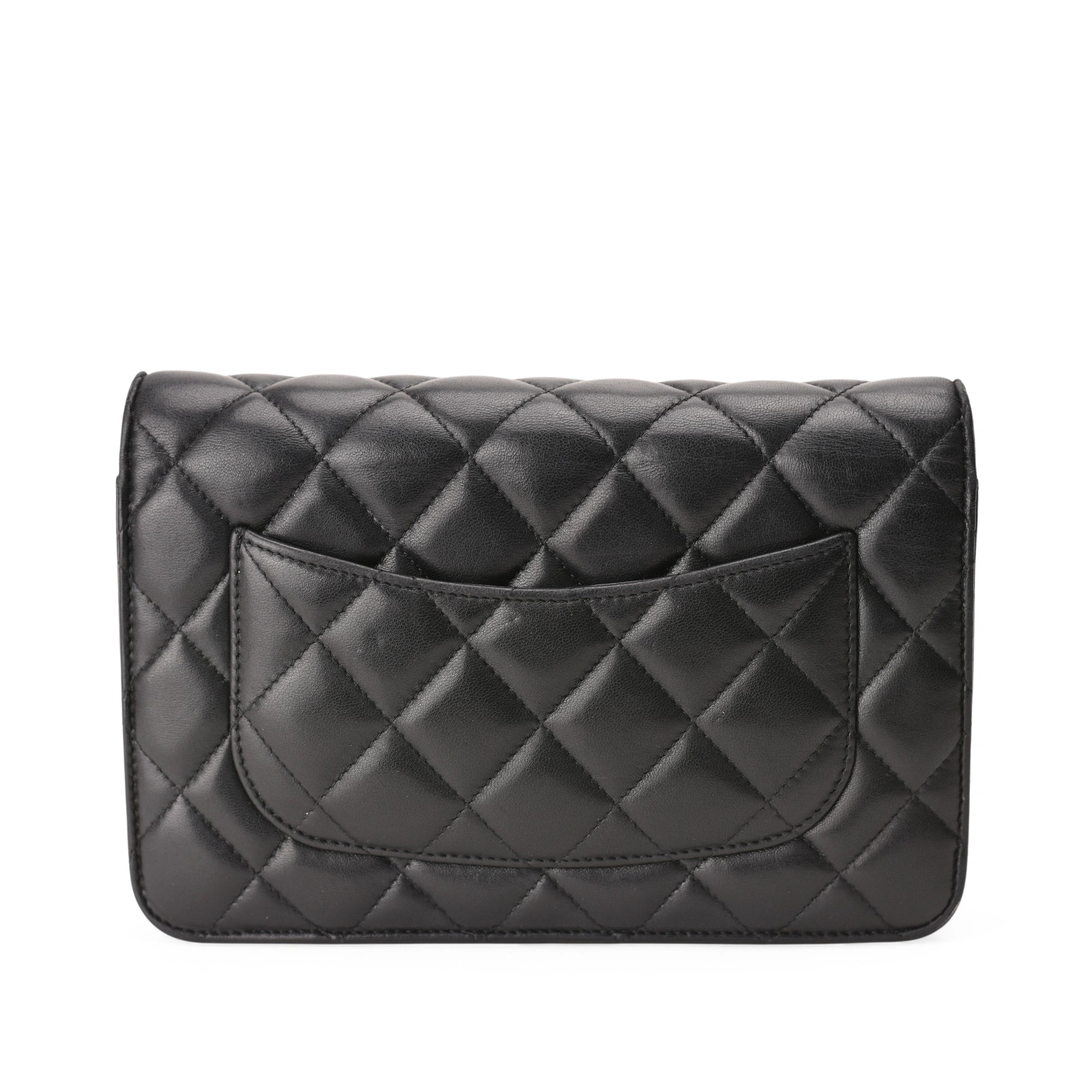 Chanel WOC Black Lambskin GHW