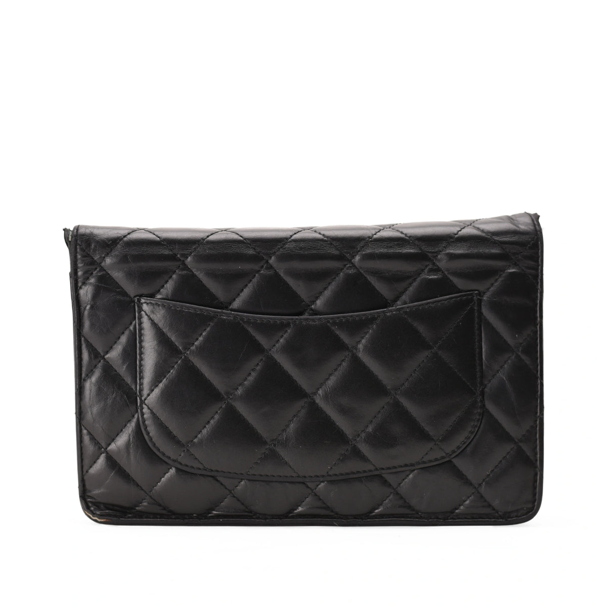 Chanel WOC 2.55 Reissue Black Aged Calfskin Lucky Charms Casino