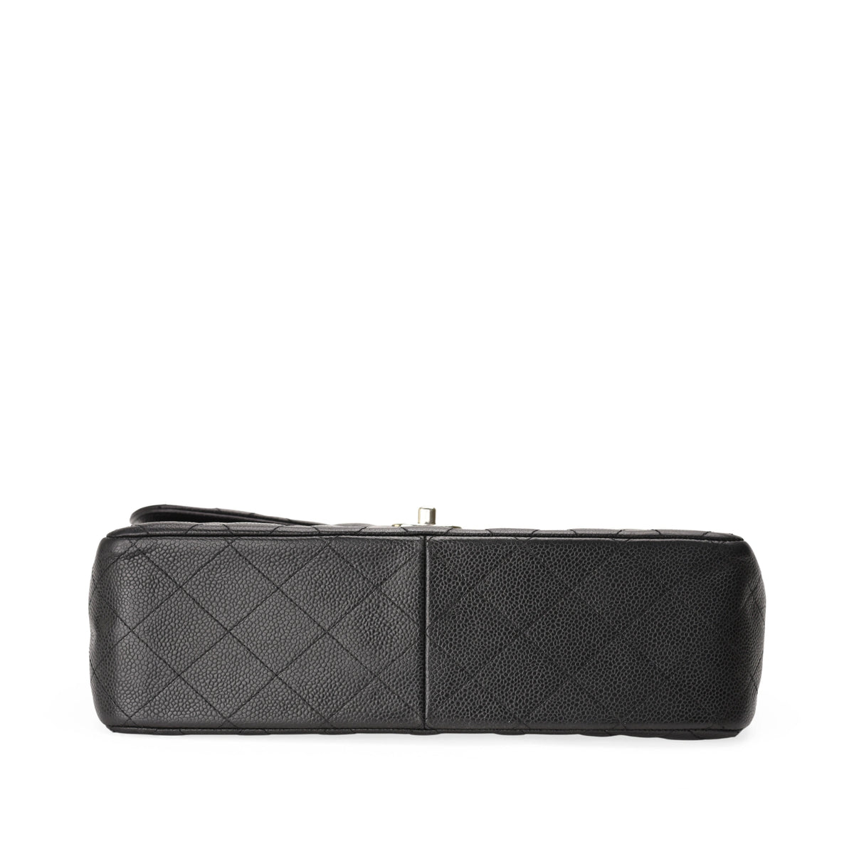Chanel Timeless Jumbo black caviar leather handbag. curated Pre-loved Luxury by Myluxe in Helsinki.