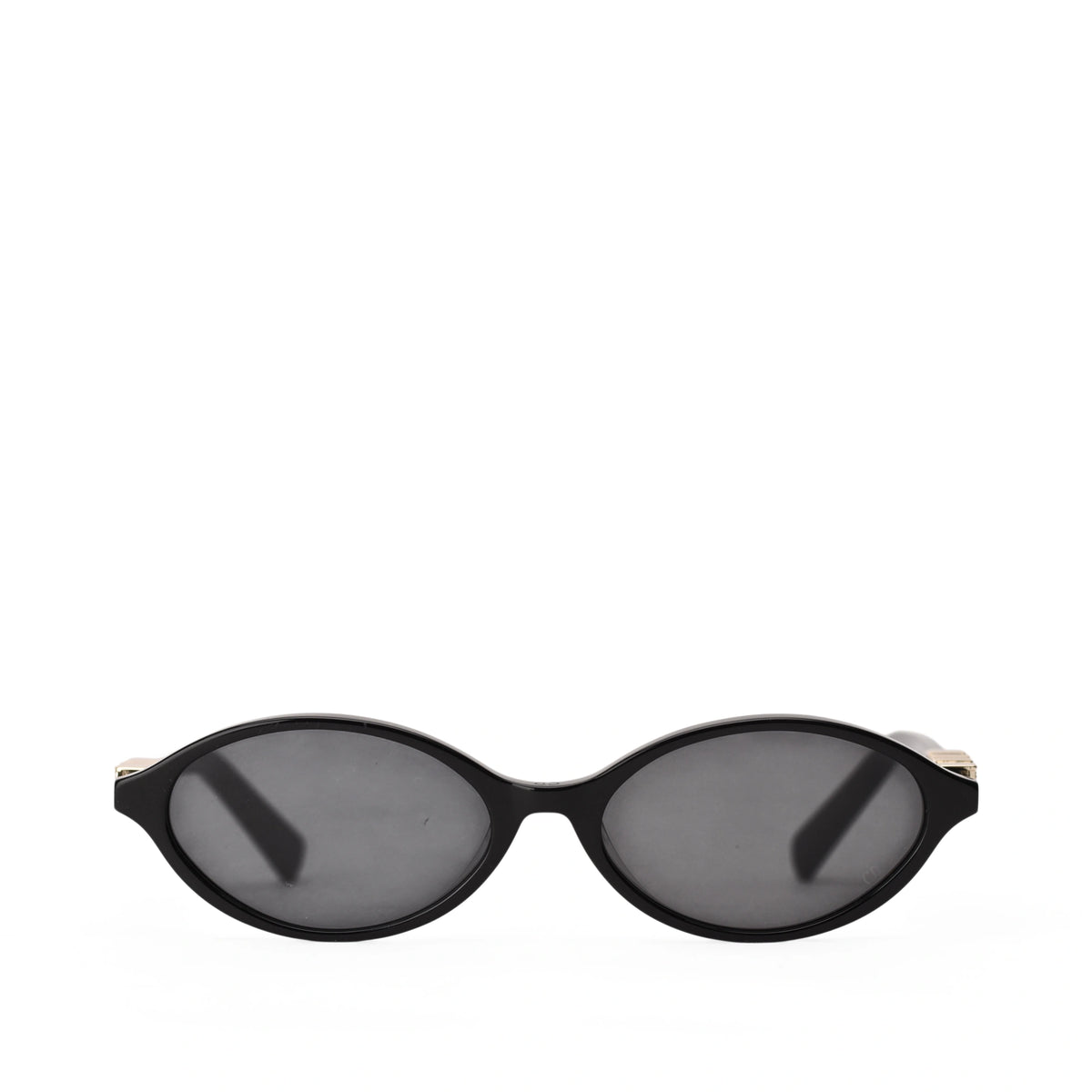 Dior DiorTreasure R1I Black Oval Sunglasses
