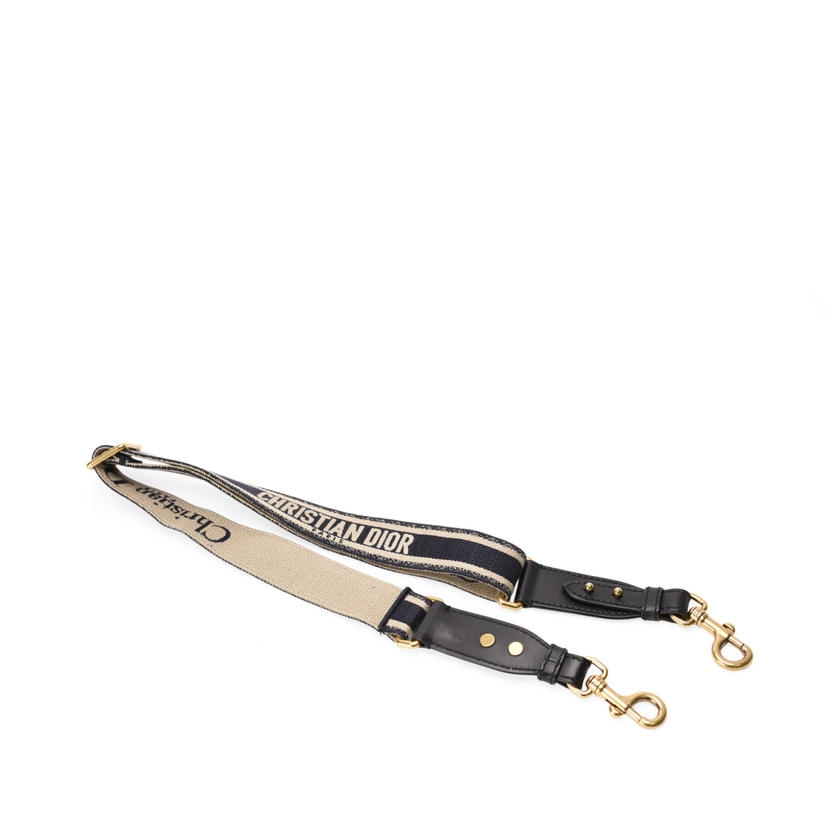 Dior Adjustable Shoulder Strap With Ring Navy Blue