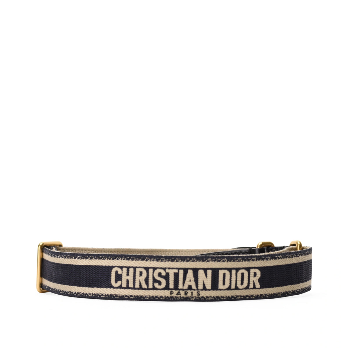 Dior Adjustable Shoulder Strap With Ring Navy Blue