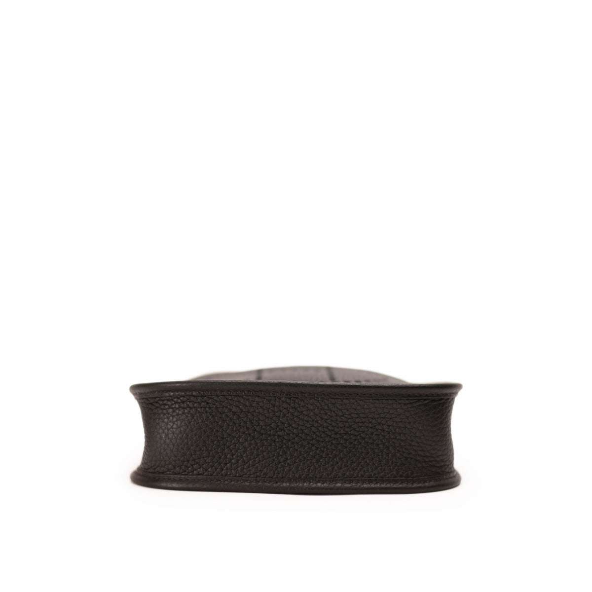Black pebbled leather luxury accessory, curated Pre-loved Luxury by Myluxe in Helsinki.