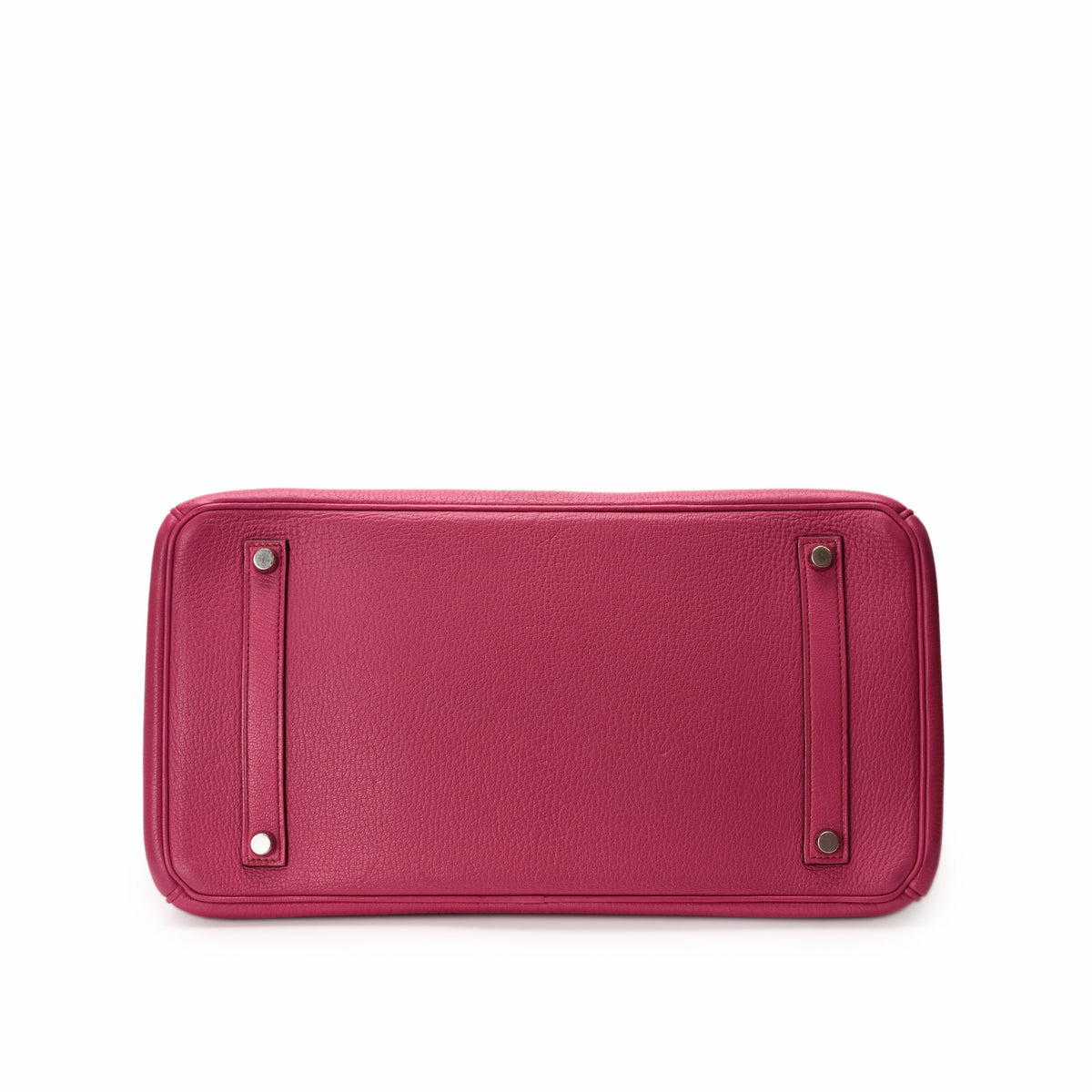 Hermès Birkin 35 Rose Pourpre Togo leather bag with PHW, showcasing elegant craftsmanship and luxurious design.