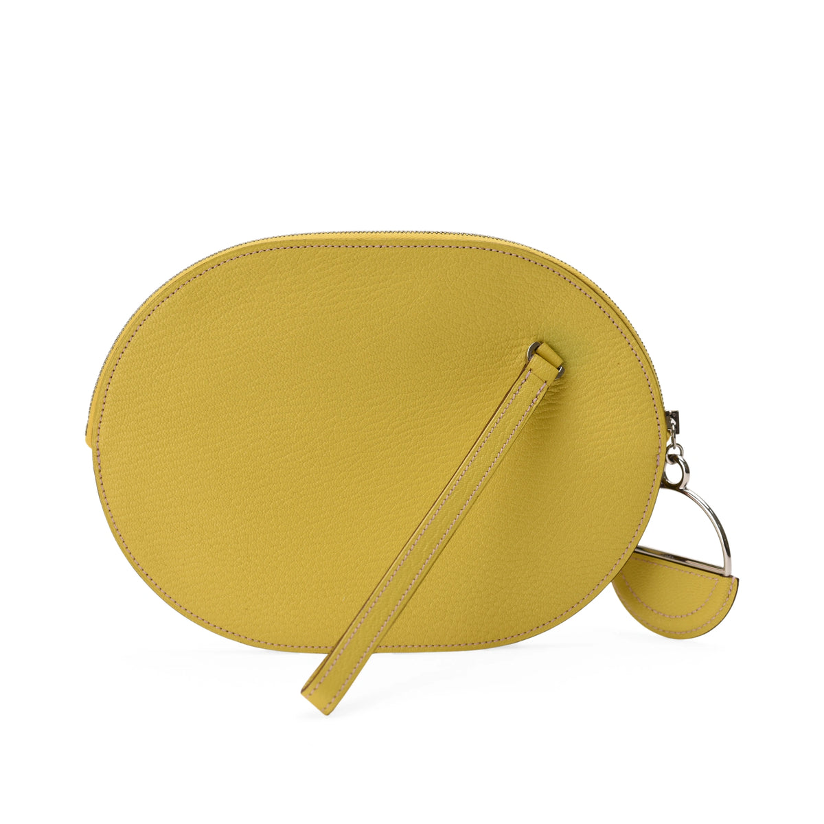 Hermès In-the-Loop To Go Jaune De Naples leather pouch. curated Pre-loved Luxury by Myluxe in Helsinki.