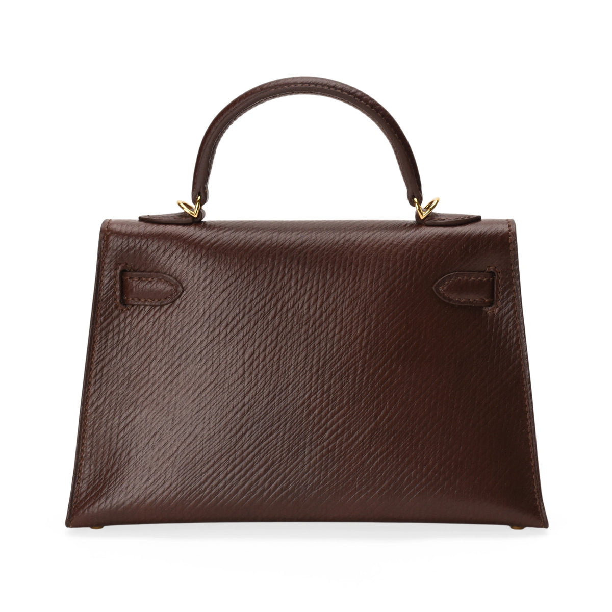 Hermès Mini Kelly Sellier in Volynka Terre leather with gold hardware. curated Pre-loved Luxury by Myluxe in Helsinki.