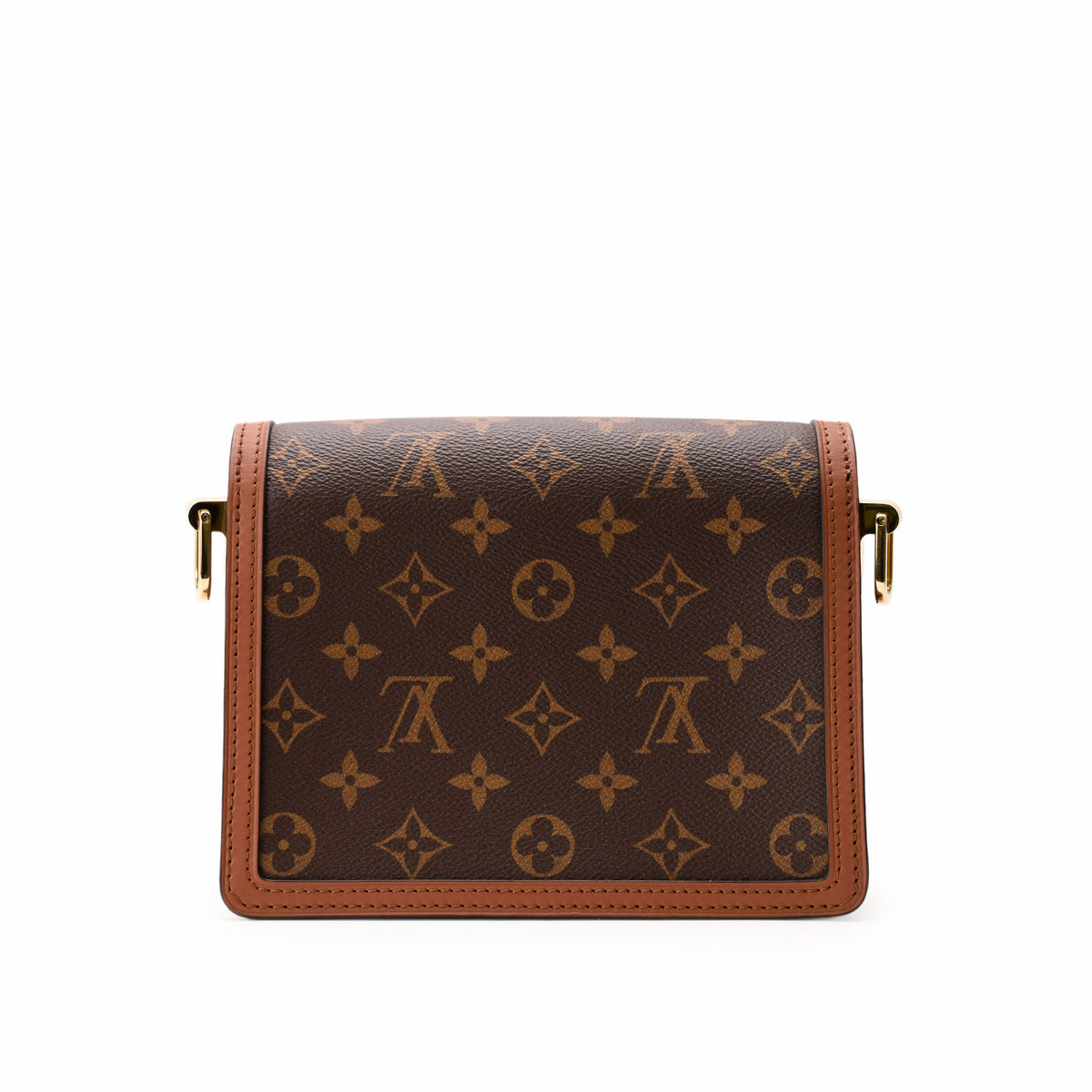 Louis Vuitton monogram canvas crossbody bag in brown leather, curated Pre-loved Luxury by Myluxe in Helsinki.