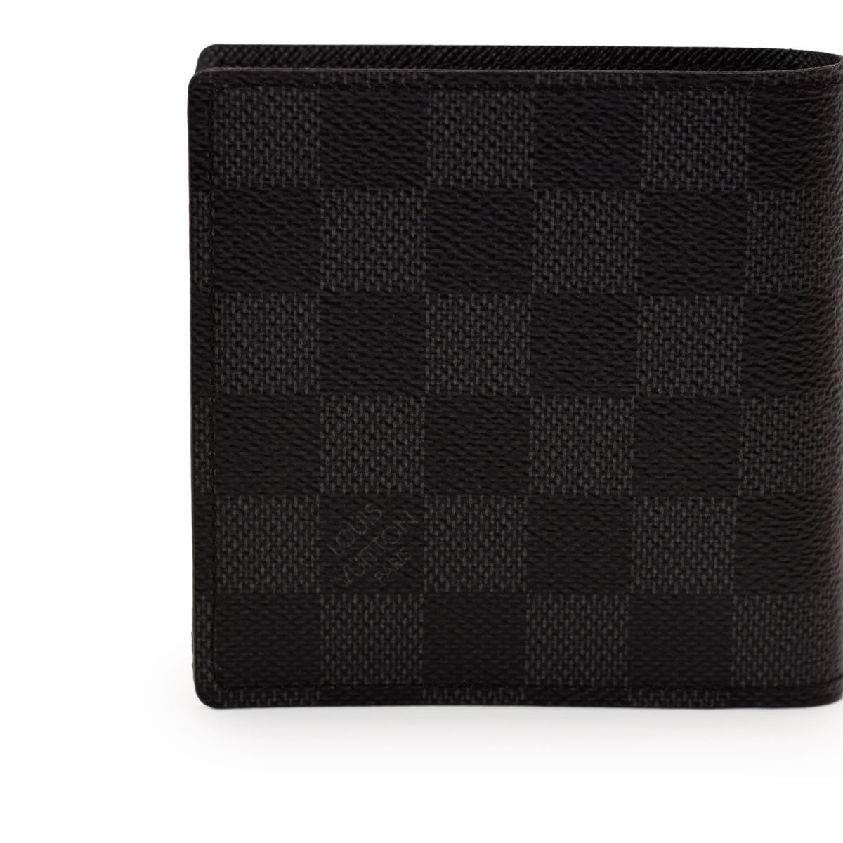 Black Damier Ebene Louis Vuitton leather wallet, curated Pre-loved Luxury by Myluxe in Helsinki.