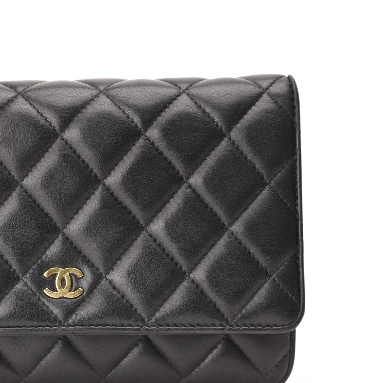 Chanel WOC Black Lambskin GHW