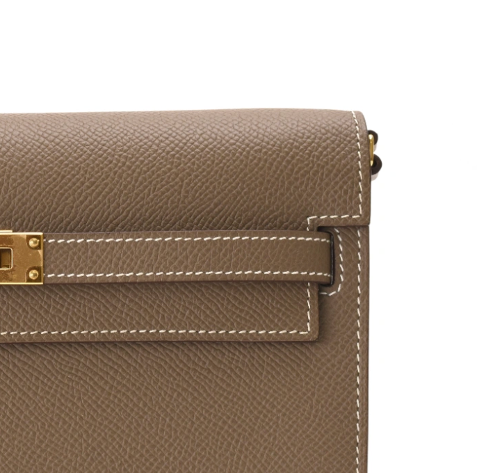 Hermès Kelly To Go Etoupe Epsom GHW
