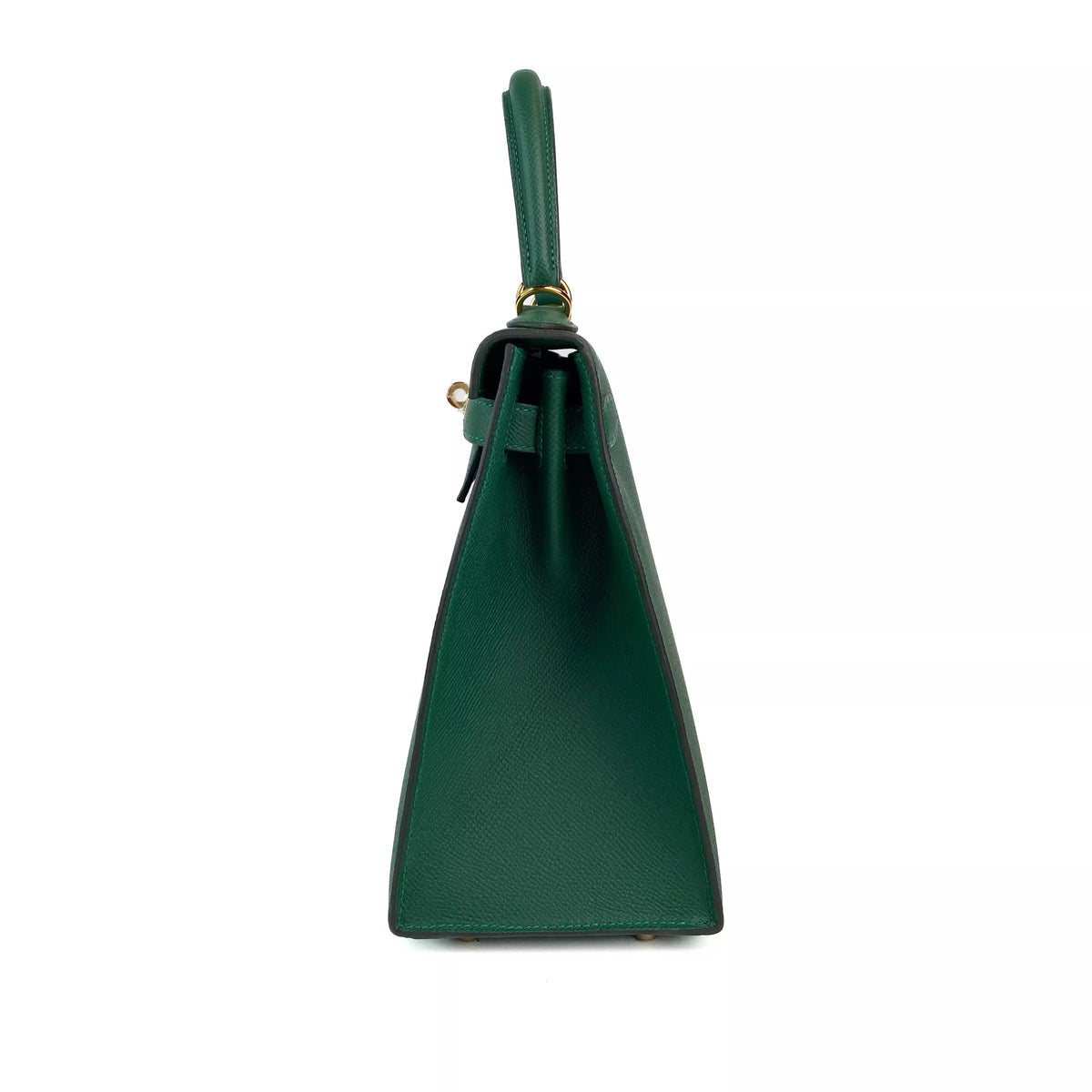 Hermes Kelly 28 Sellier in Vert Vertigo Epsom Leather GHW 6