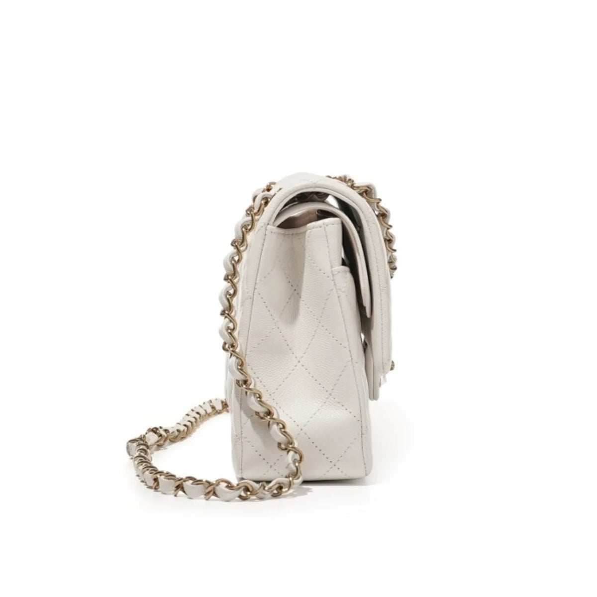  Chanel Caviar Classic Medium GHW