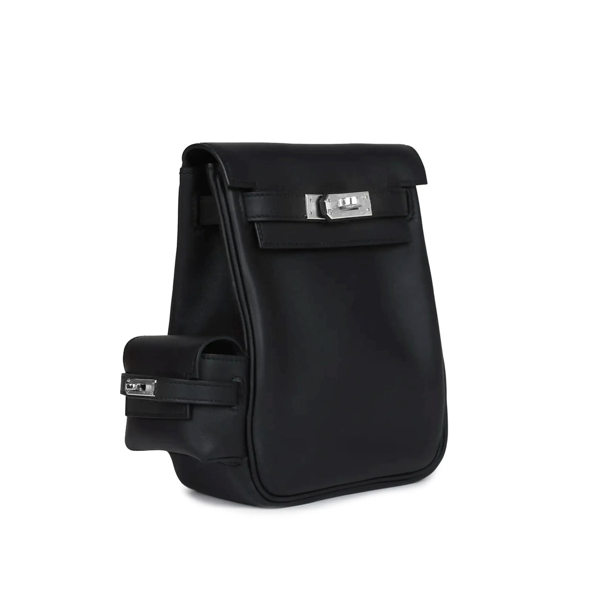 Hermès Mini Kelly Jump Backpack Black Swift PHW 2