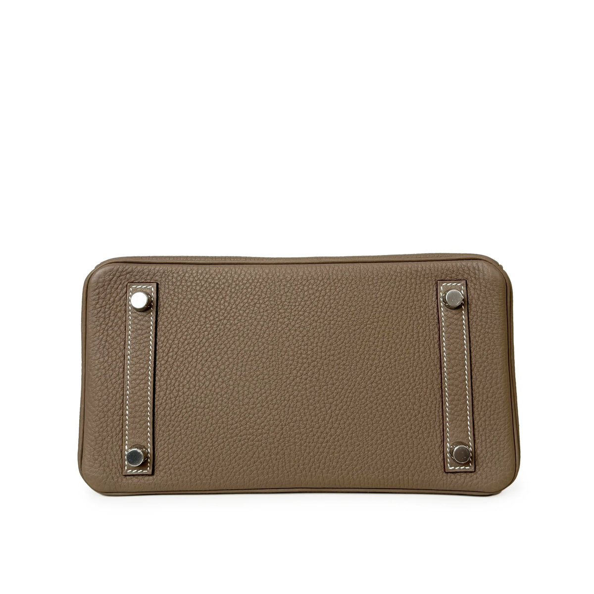 Brown textured leather wallet with silver hardware, curated Pre-loved Luxury by Myluxe in Helsinki.