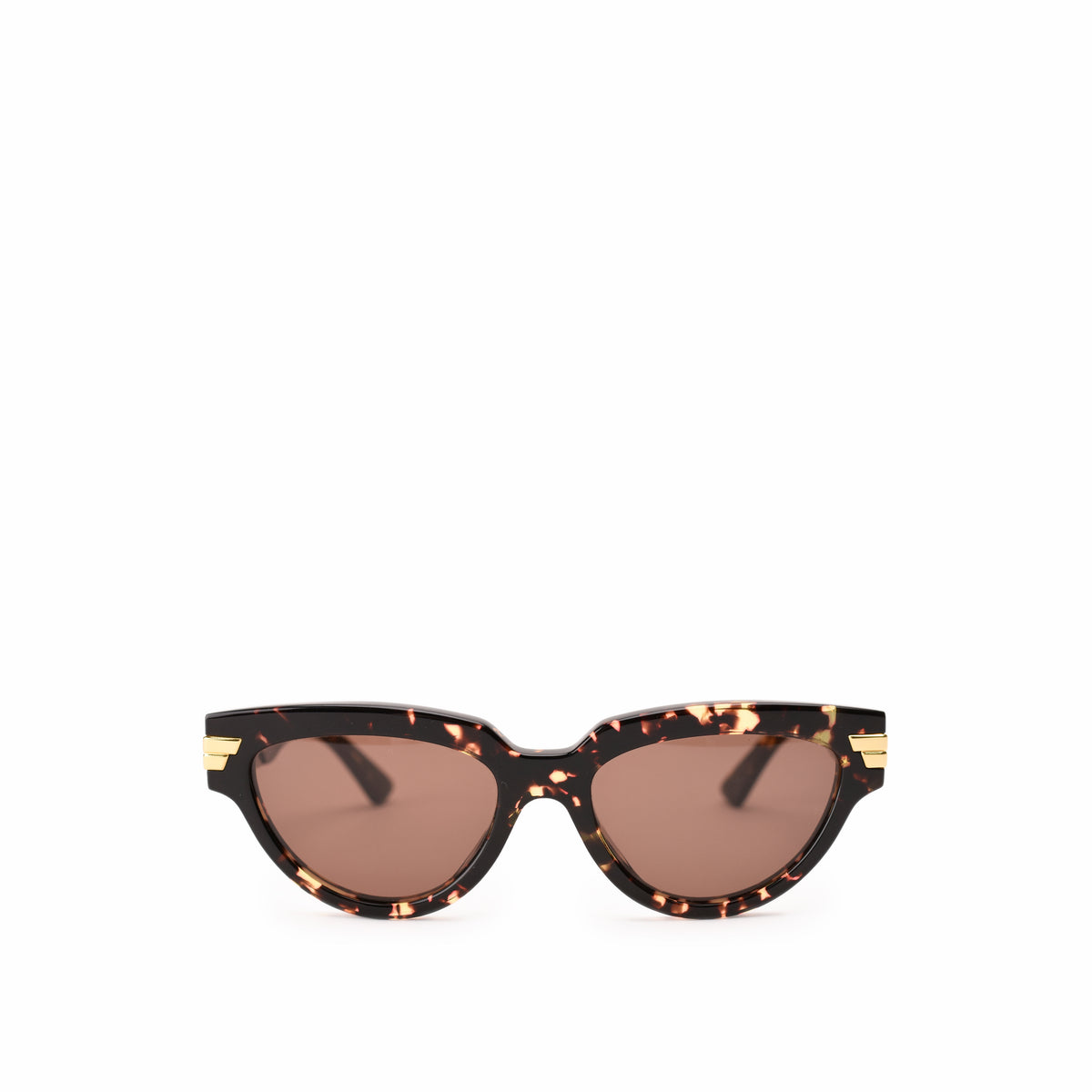 Tortoiseshell frames with brown lenses and gold accents, curated Pre-loved Luxury by Myluxe in Helsinki.