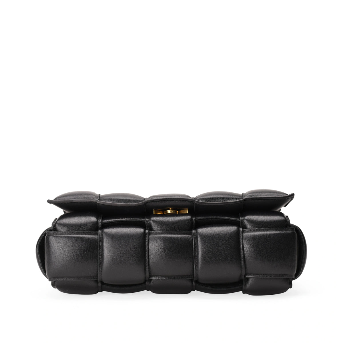 Bottega Veneta Chain Cassette Padded Intreccio Black