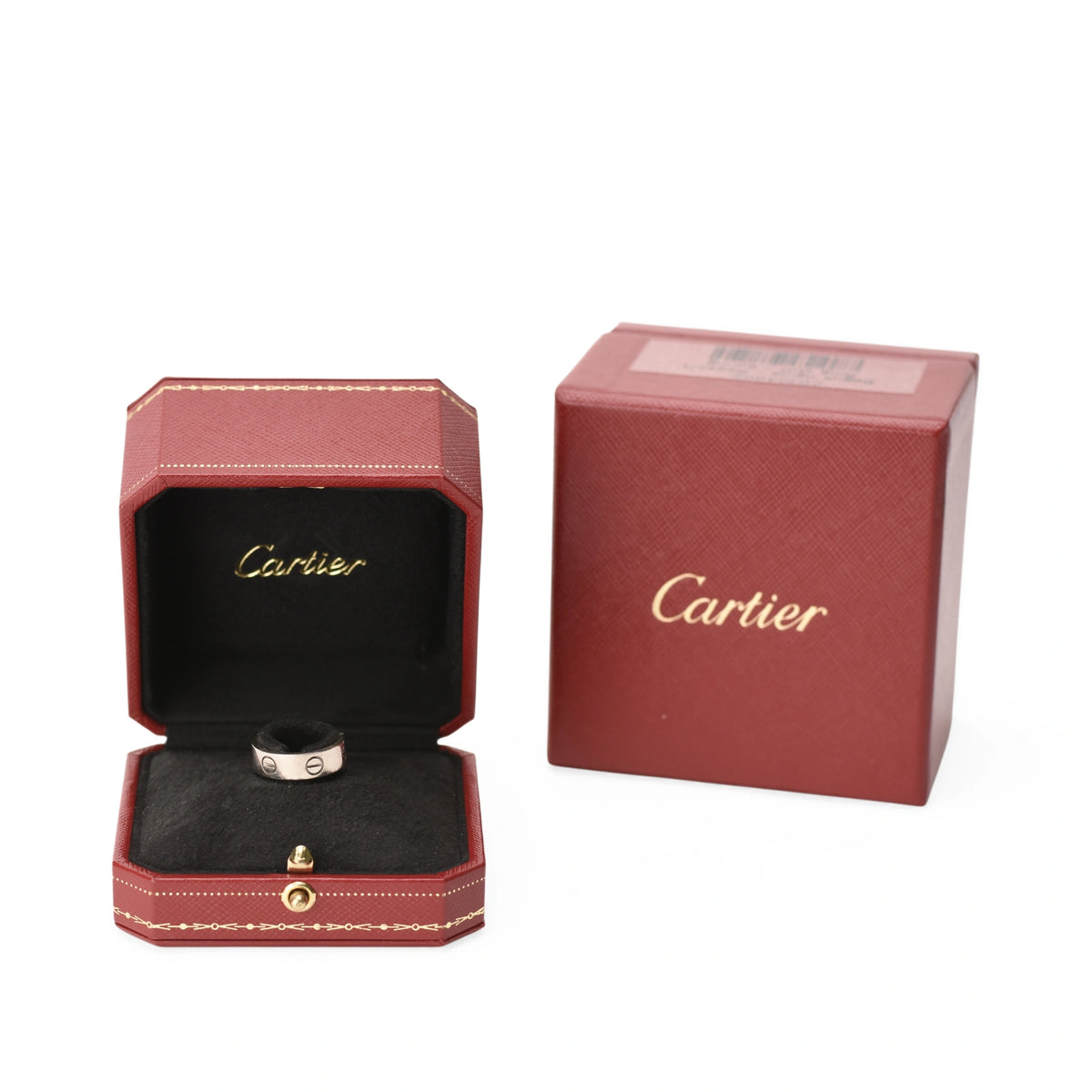 Cartier Love Ring White Gold Classic Model