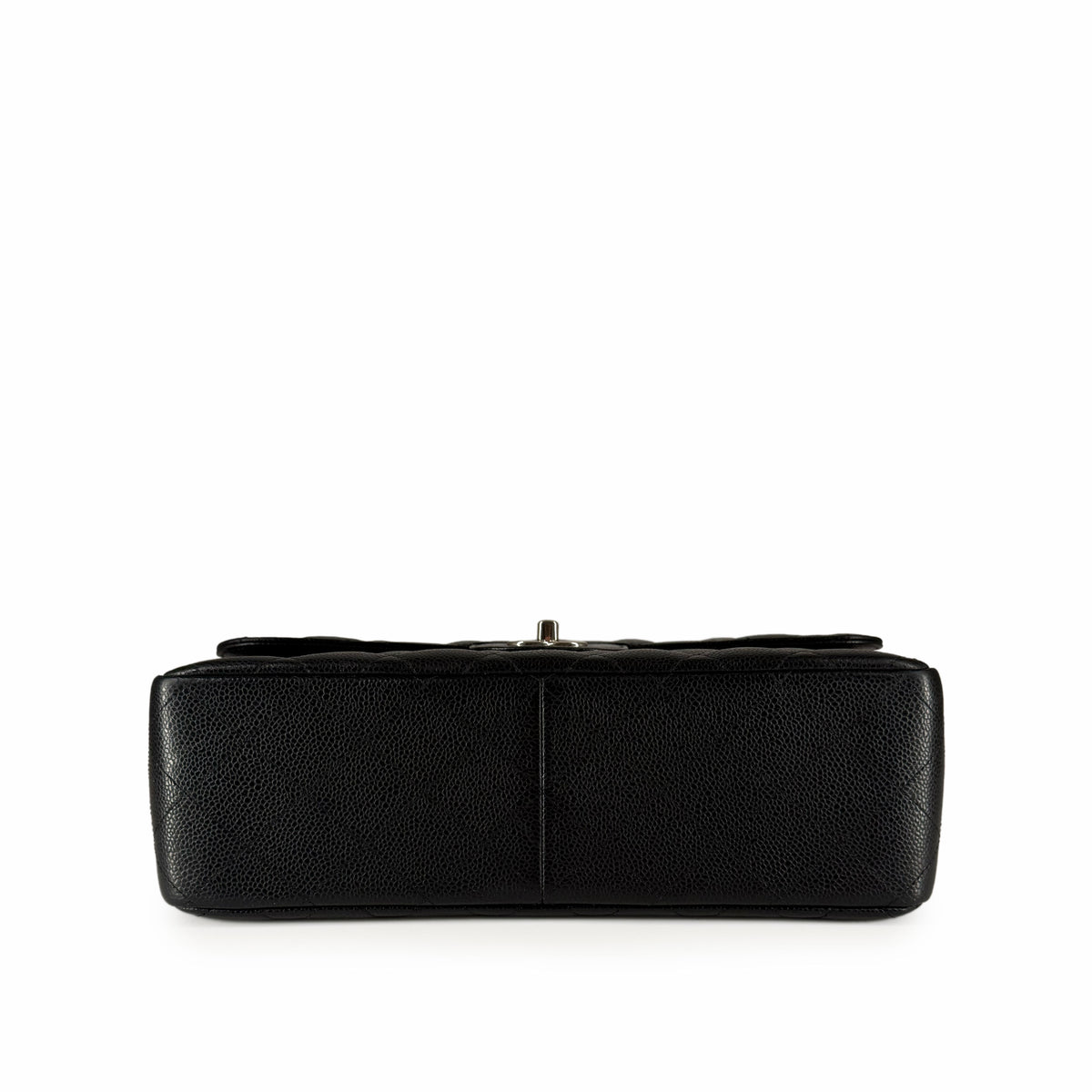 Black textured leather clutch bag, curated Pre-loved Luxury by Myluxe in Helsinki.