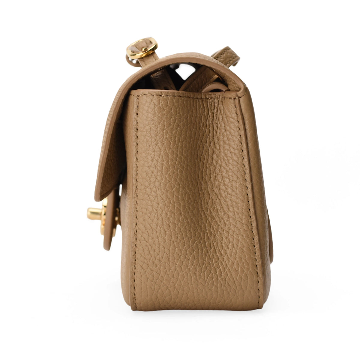 Chanel Mini Souplissimo Flap Bag Dark Beige GHW