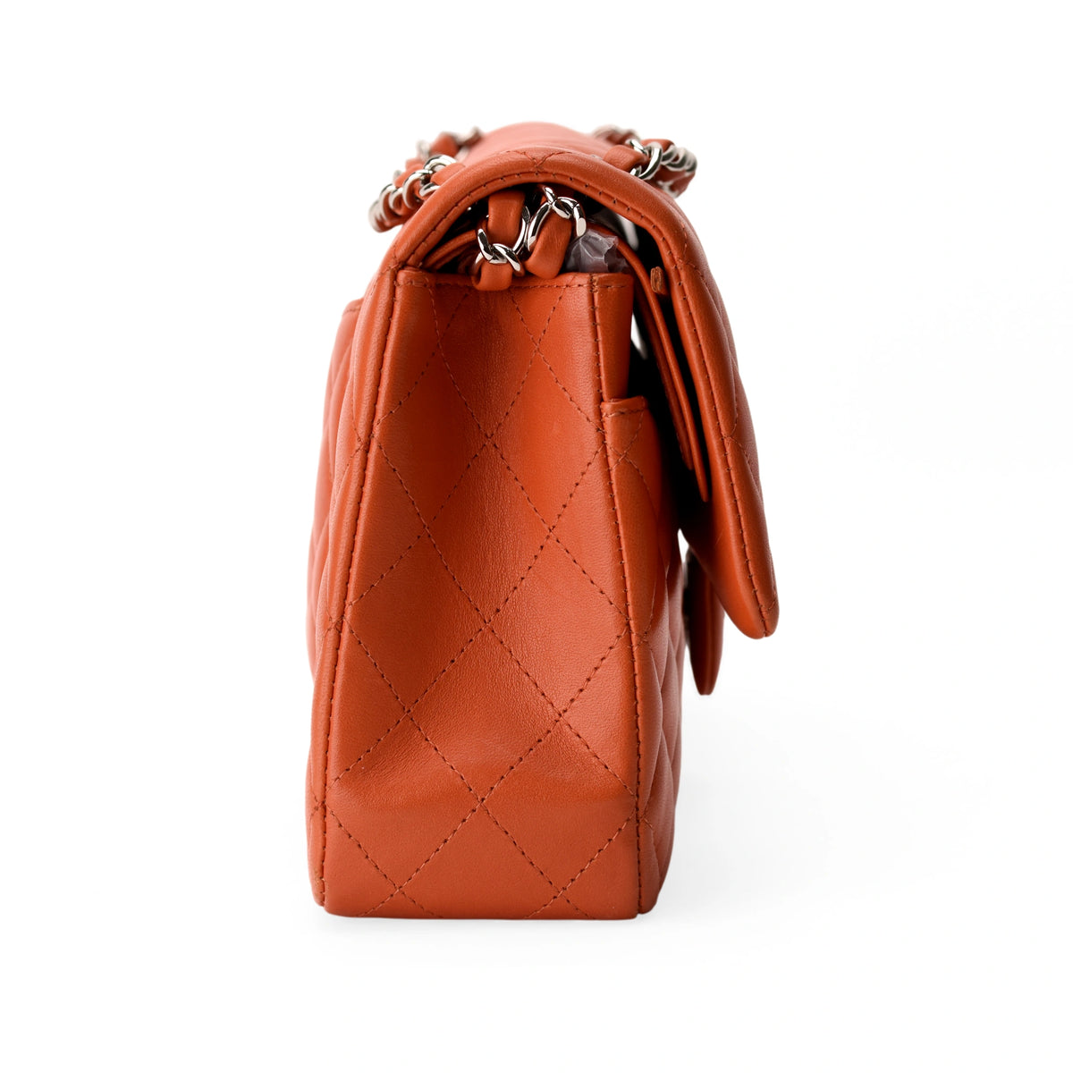 Chanel Timeless Medium Orange Lambskin SHW