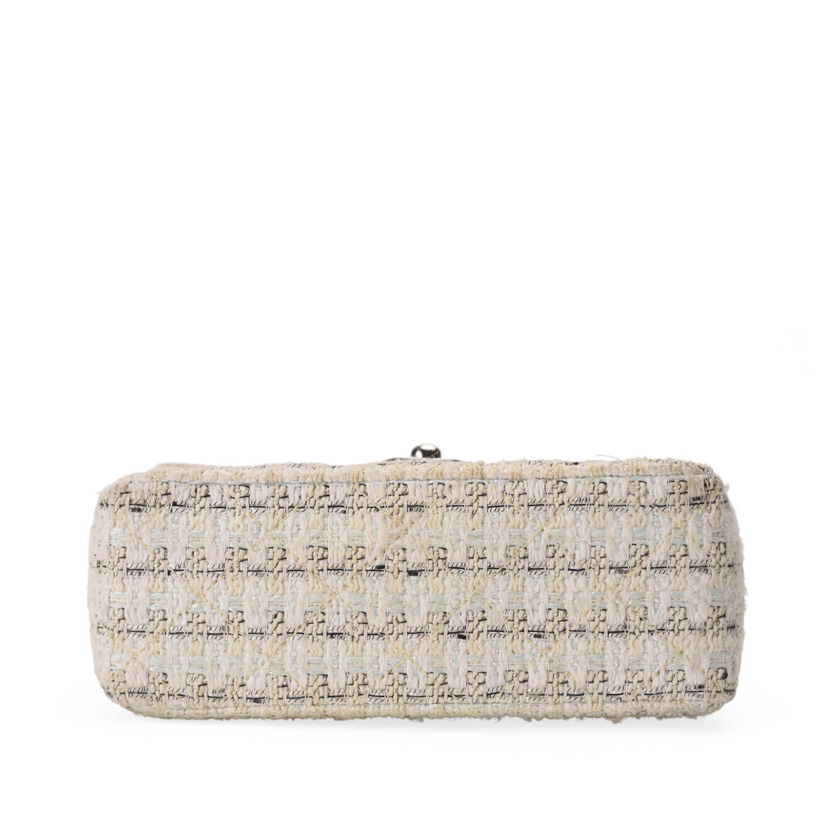 Chanel Mini Square Vintage Tweed SHW