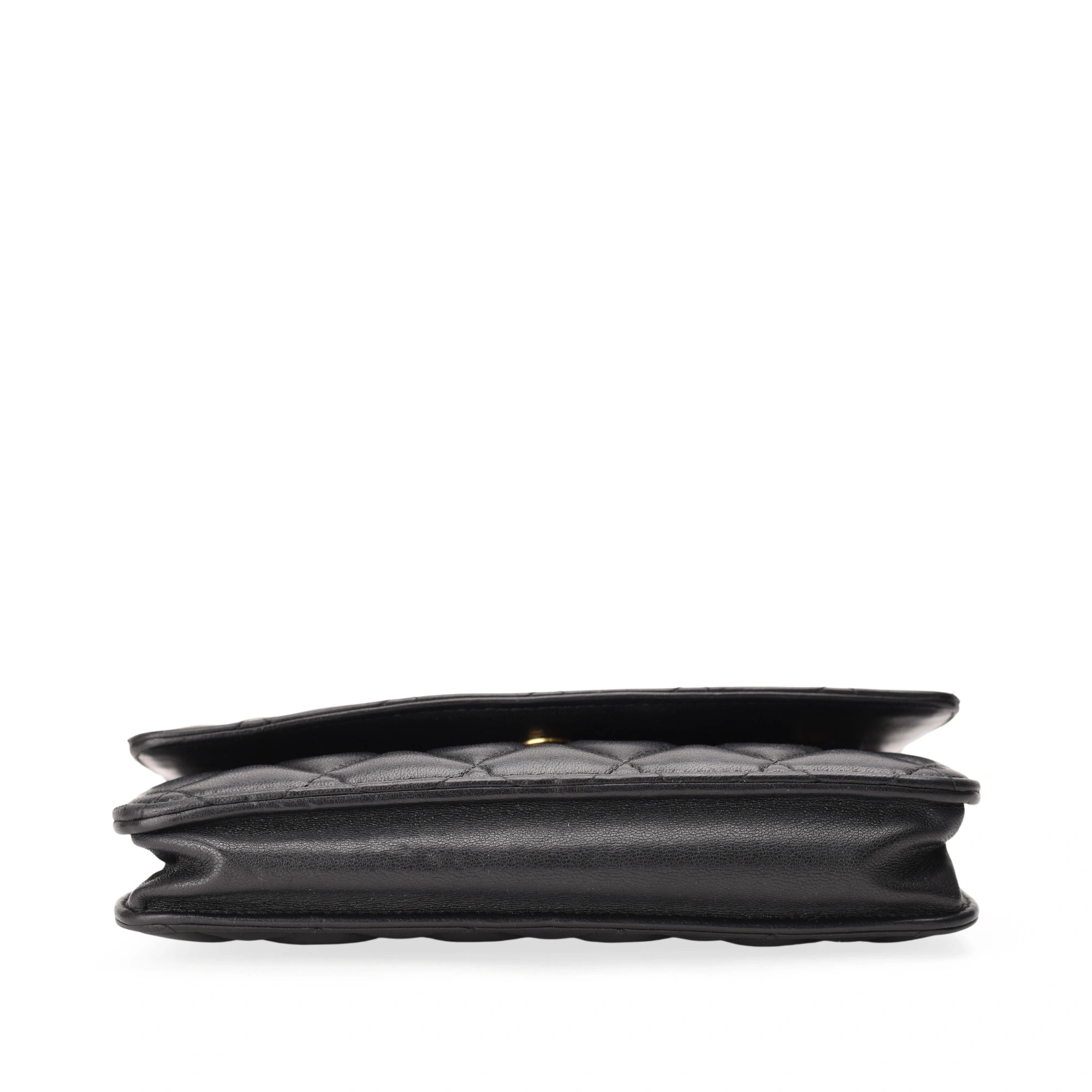 Chanel WOC Black Lambskin GHW