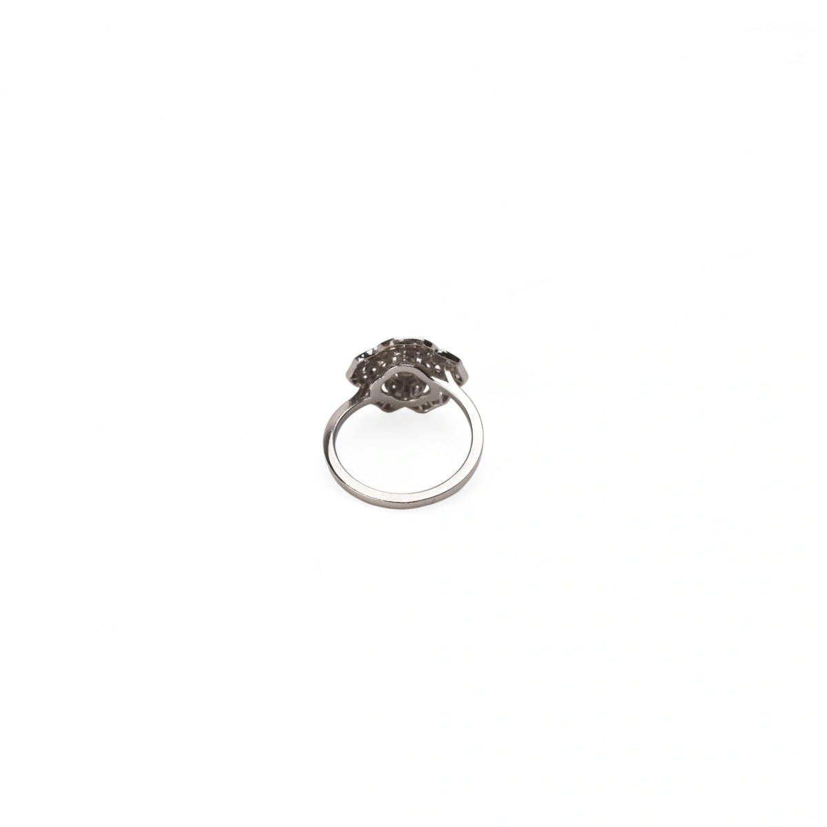 Chanel Bouton De Camélia Ring White Gold
