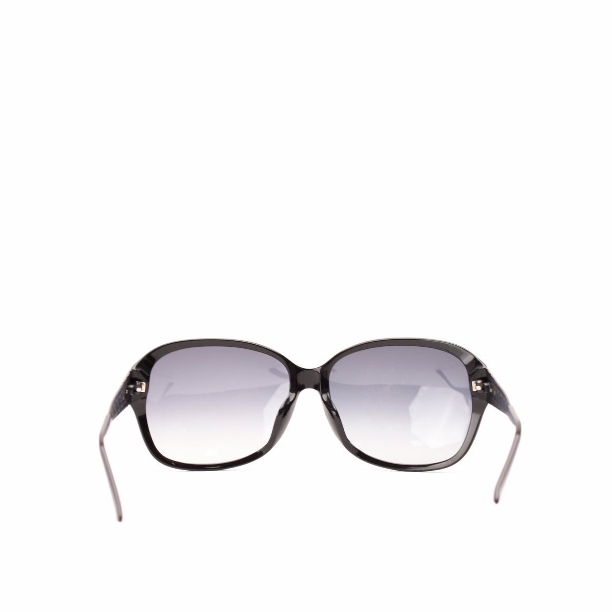 Black oversized square sunglasses with gradient lenses, curated Pre-loved Luxury by Myluxe in Helsinki.