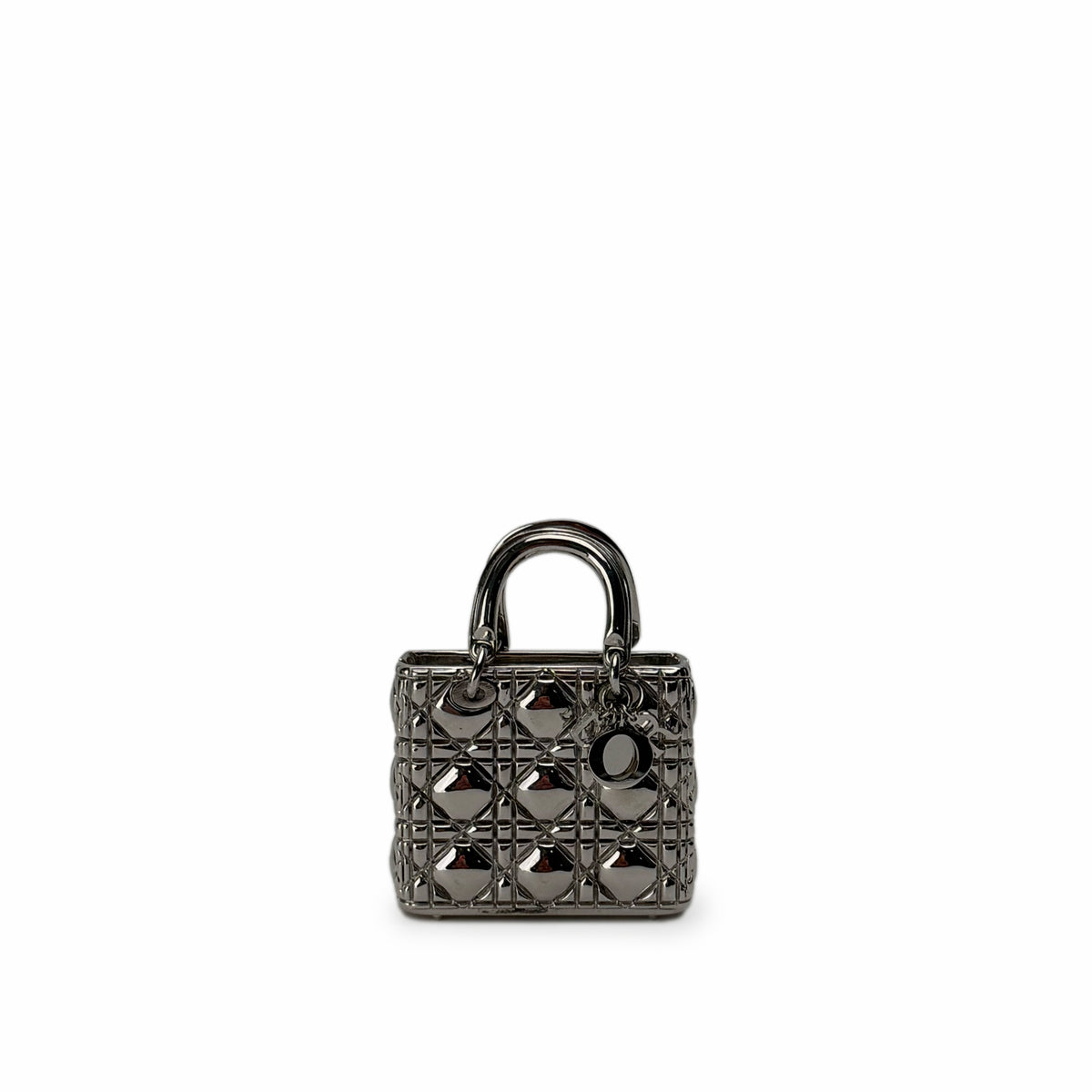 Black studded leather mini handbag with silver hardware, curated Pre-loved Luxury by Myluxe in Helsinki.