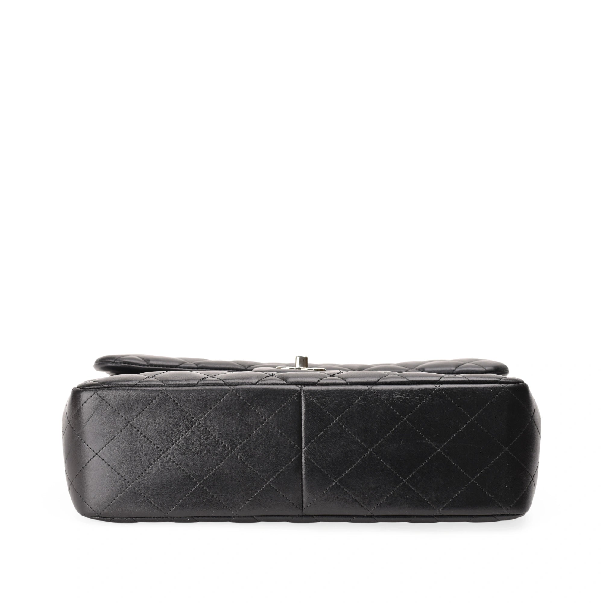 Chanel Jumbo Black Lambskin SHW