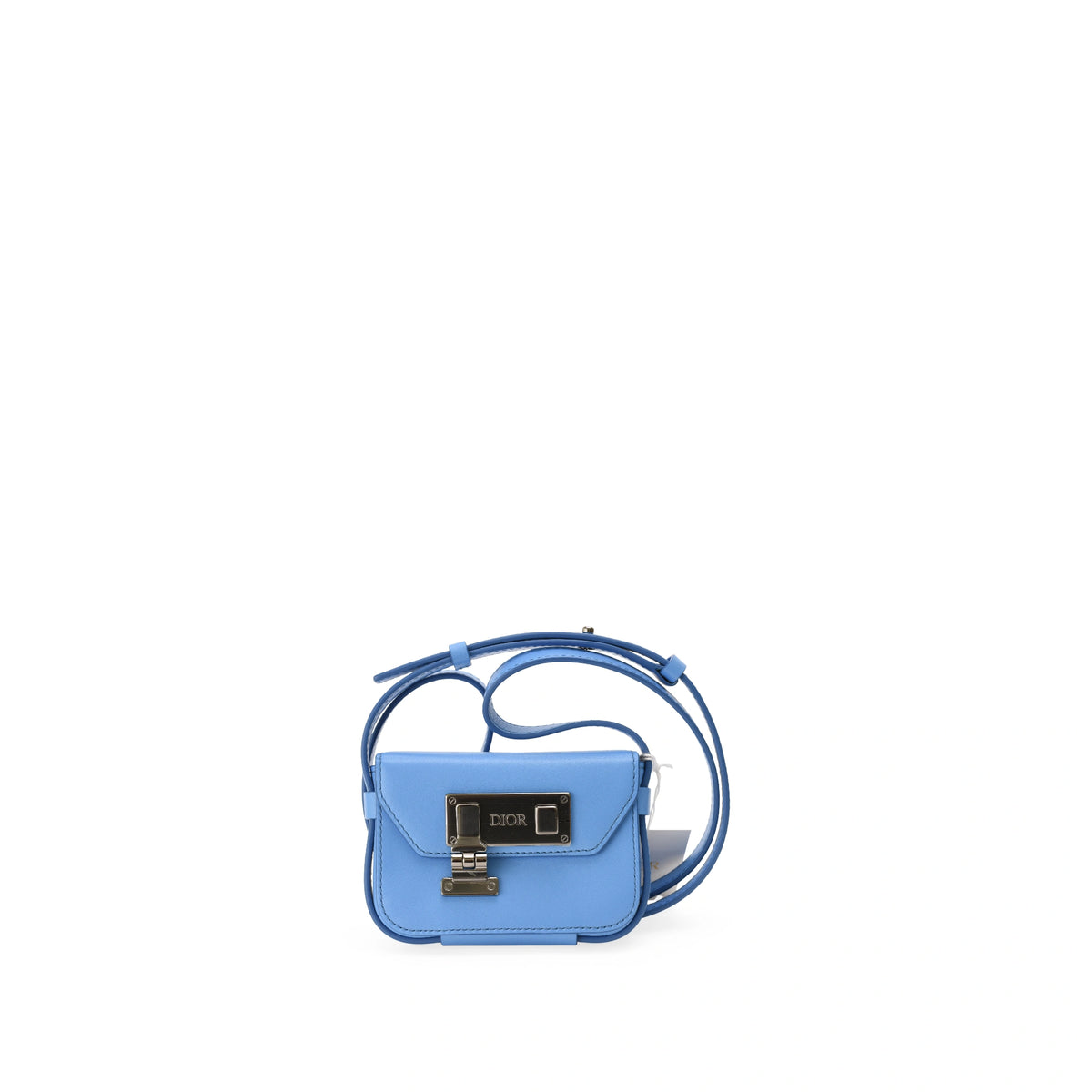 Dior Nano Clasp Lock Messenger Pouch Leather