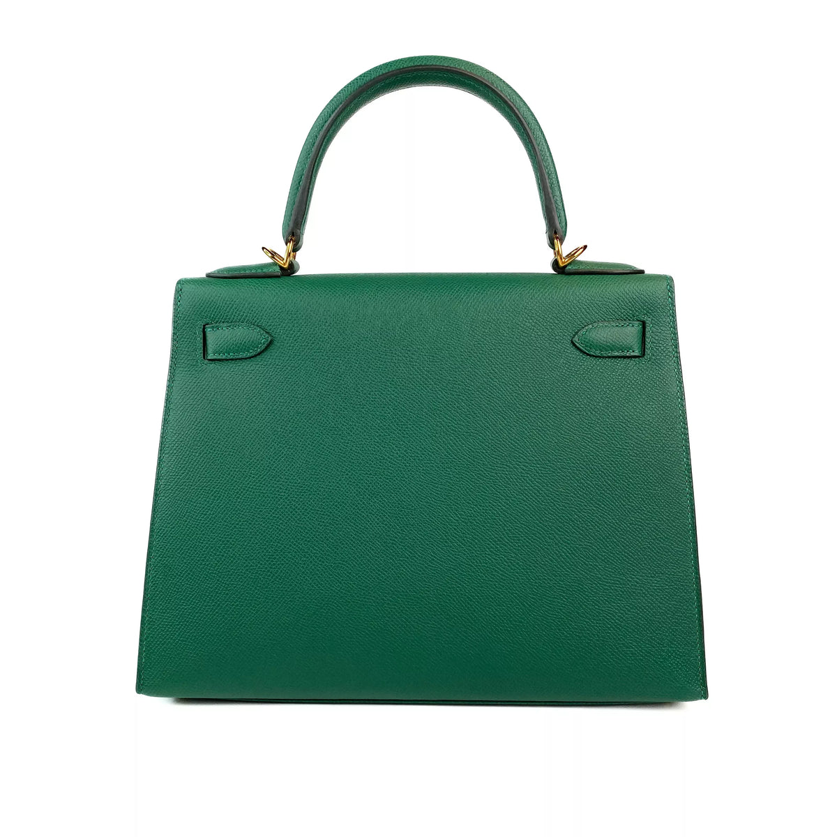 Hermes Kelly 28 Sellier in Vert Vertigo Epsom Leather GHW 3