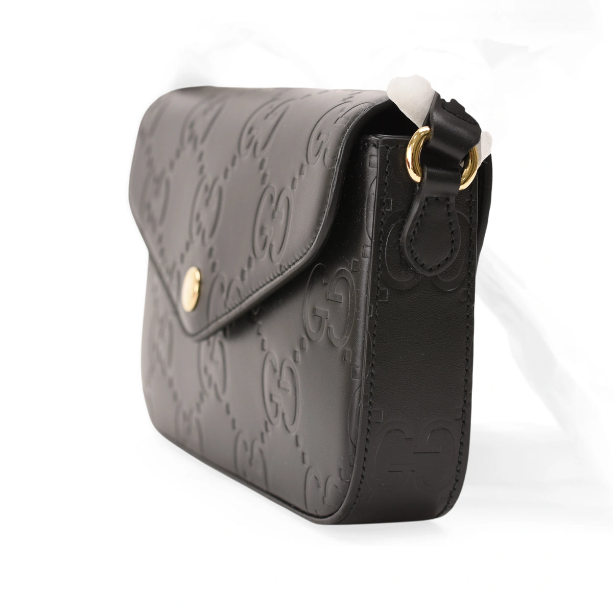 Gucci GG Super Mini Shoulder Bag Black