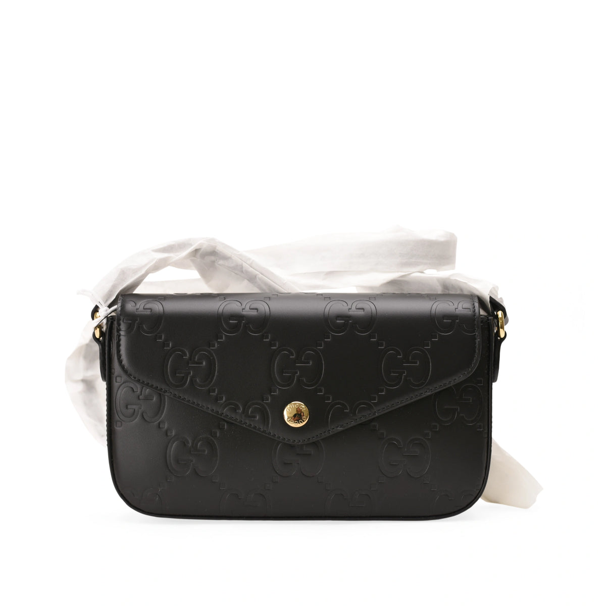 Gucci GG Super Mini Shoulder Bag Black