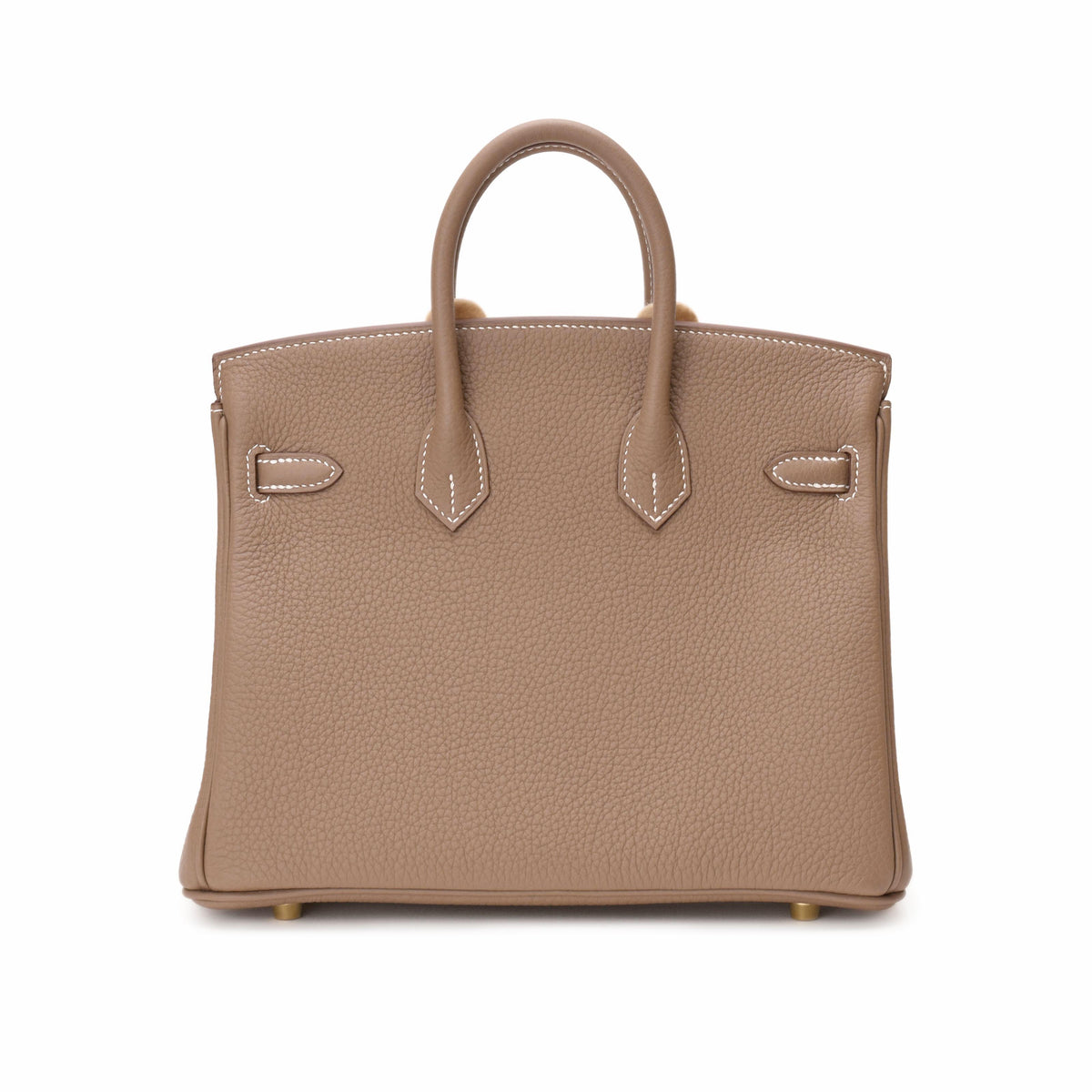 Taupe Togo leather Hermès Birkin handbag with top handles. curated Pre-loved Luxury by Myluxe in Helsinki.