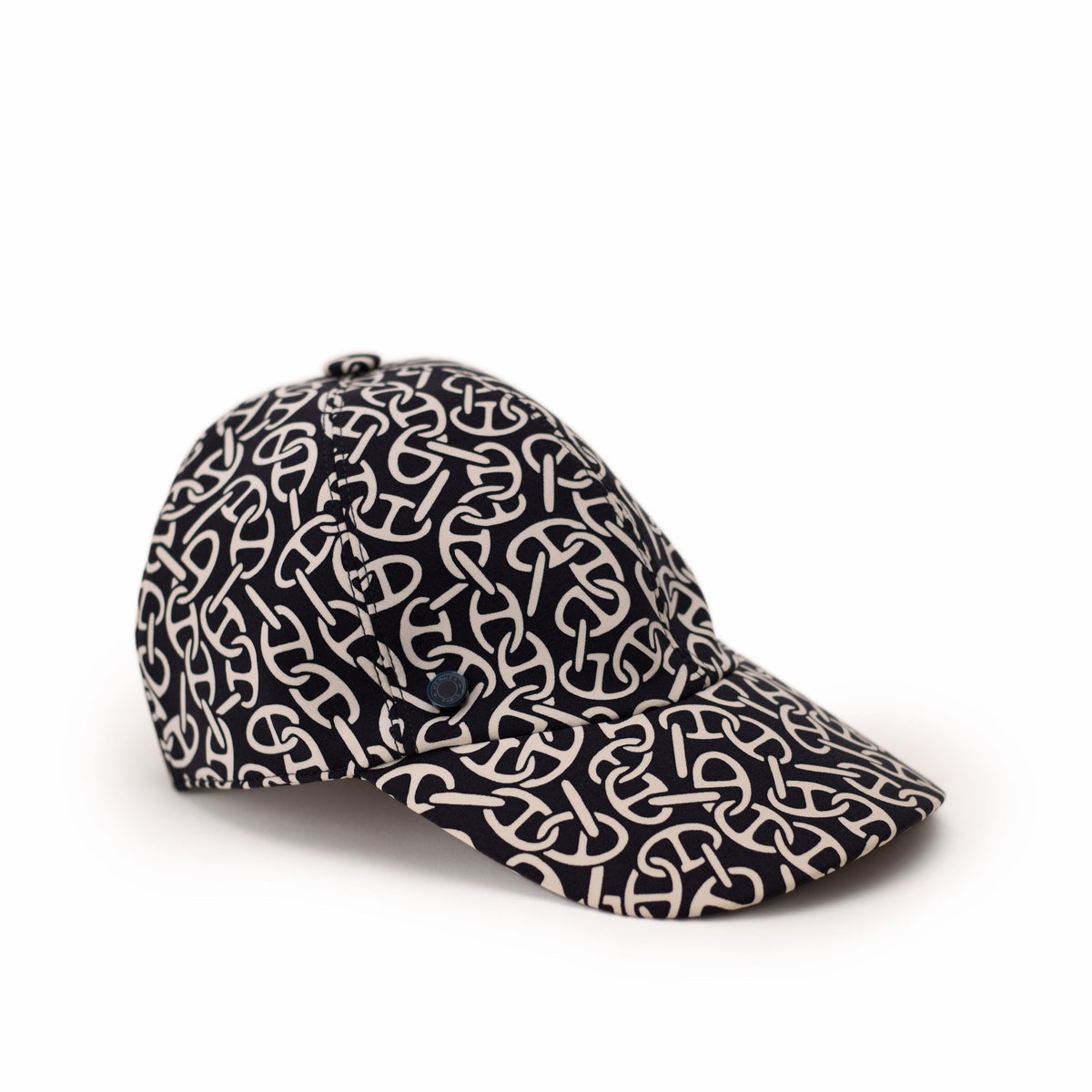 Black and beige monogram pattern luxury baseball cap, curated Pre-loved Luxury by Myluxe in Helsinki.