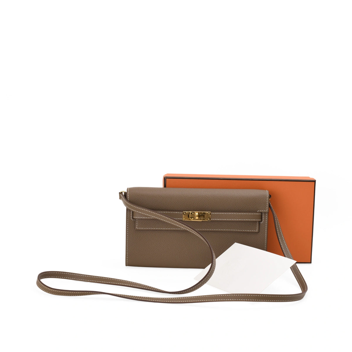Hermès Kelly To Go Etoupe Epsom GHW