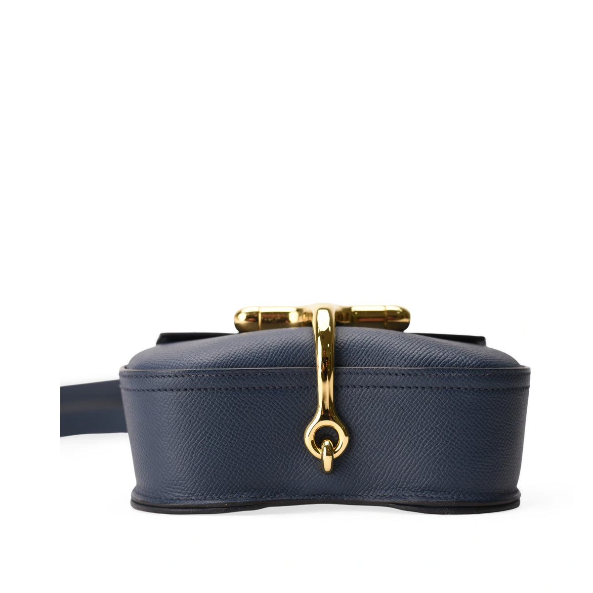 Hermès Della Cavalleria Mini Bleu De Prusse Bag GHW