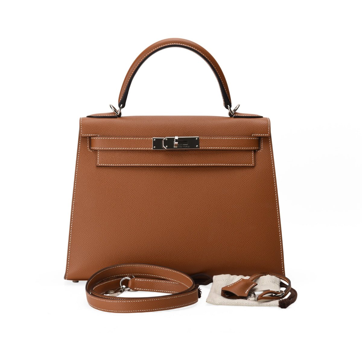 Hermès Kelly 28 Gold Madame Sellier Epsom PHW